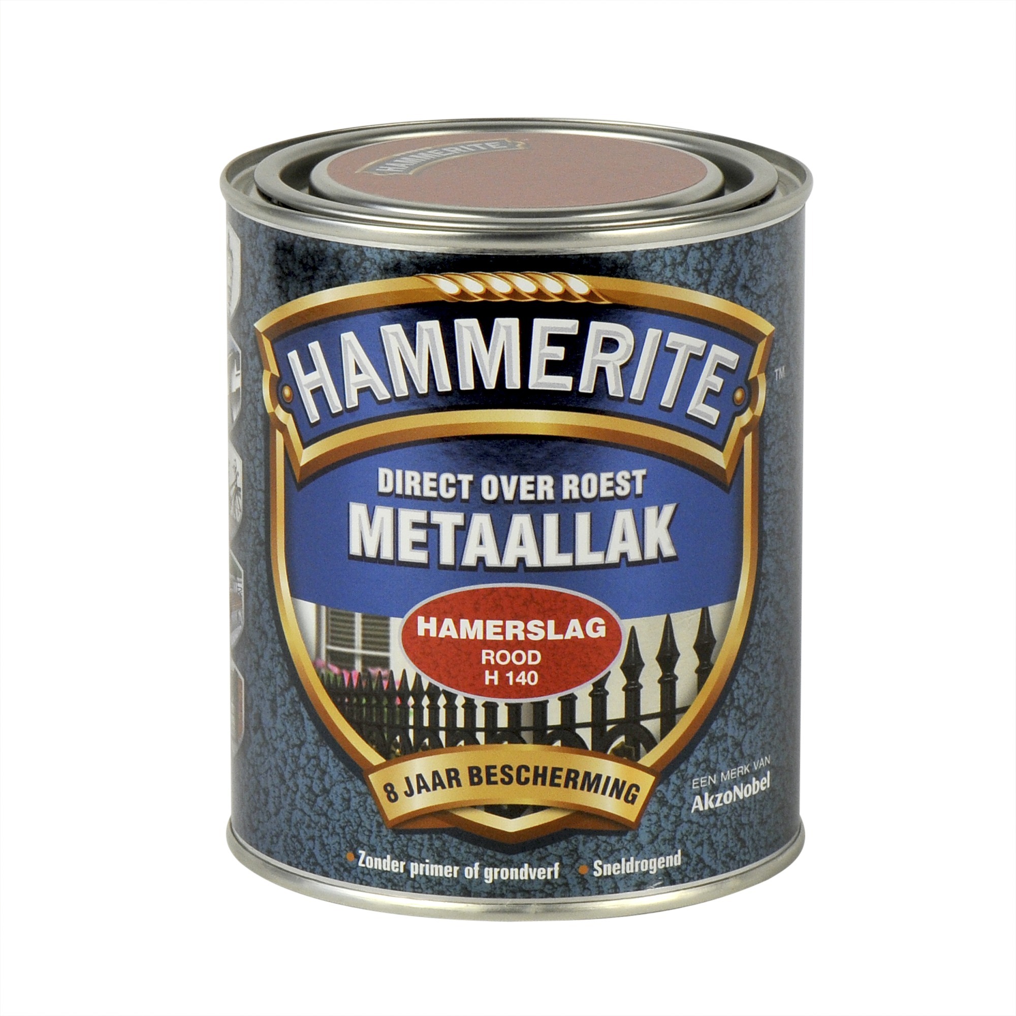 Hammerite Hamerslag Rood H140 250ML