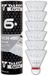 Talbot Torro Badminton Shuttles Tech 450 Wit/rood 6 Stuks