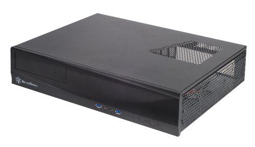 SilverStone Technology SilverStone SST-ML03B - Milo Micro ATX Smalle HTPC behuizing, zwart