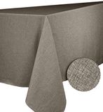 Calitex BROME Tafelkleed, rond, polyester, taupe, 180 cm