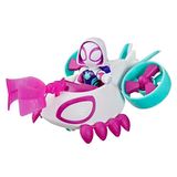 Marvel Spidey and His Amazing Friends Ghost-Spider Copter, actiefiguur en speelgoedvoertuig