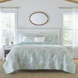 Laura Ashley - Twin dekbedset, omkeerbaar katoenen beddengoed met bijpassende kussensloop, voorgewassen woondecoratie voor extra zachtheid (lichtblauw (Saltwater Blue), Twin)