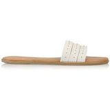 DWRS label Hana Studs Sable Blanc Sandales