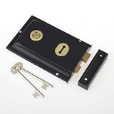 Yale Locks P334 Visi Pack grendelslot 156 x 104 mm, zwarte afwerking