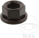Ecrou Bol Ecrou à bride M10 x 1.25 mm Titane Noir