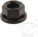 Ecrou Bol Ecrou à bride M10 x 1.25 mm Titane Noir