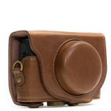 MegaGear MG589 Cameratas - Bruin - Kunstleer - Compatibel met Sony Cyber-shot DSC-RX100 VI/DSC-RX100 V/DSC-RX100 IV