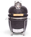 YAKINIKU MINI 11" Kamado Grill - Black - 28cm Grill Surface - Incl. Stand