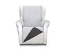 Martina Home Bankhoes Milano 1-zits grijs/zwart