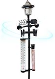 Orange Donkey Solar Weerstation, 3-in-1 weermeter op zonne-energie