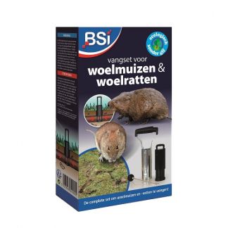 BSI Vangset voor woelmuizen - Zwart
