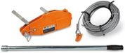 Beta 8148 3,2 x 20 m handlier met touw, behuizing van aluminiumlegering, compleet met bedieningshendel, touw en haak