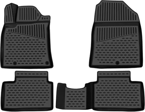 Element Rubbermatten 3D voor VOLVO XC90, 4 delig, zwart