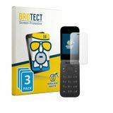 BROTECT - Screenprotector voor HMD 2660 Flip 4G - Folie Beschermfolie Beschermglas matte 3 Stuks