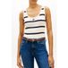Tommy Hilfiger Co Full Needle Tank Big Calico/dark N Navy Maat: S