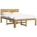 vidaXL Tweepersoonsbed met hoofdeinde ROSTOCK Wit 120 x 200 cm