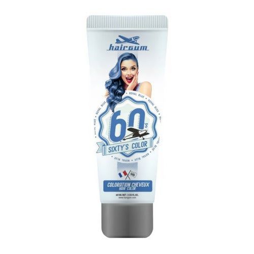 Hairgum Sixty's Semi-permanente kleuring 60 ml Royal Blue