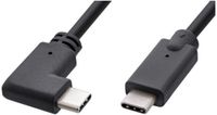 Microconnect USB3.1CC1RA USB-kabel USB 3.2 Gen 2 (3.1 Gen 2) 1 m USB C Zwart