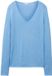 Tom Tailor Gebreide trui met V-hals - Maat S - sea blue melange