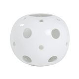 Lussiol 233521 Decoratieve lamp keramiek, 60 W, wit, ø28 x H 21 cm