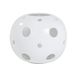 Lussiol 233521 Decoratieve lamp keramiek, 60 W, wit, ø28 x H 21 cm