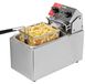Merkloos Frituurpan commerciële friteuse - 4 liter - RVS - 2000 W