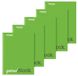 OFFICER PRODUCTS Spiraal-notitieblok, A4, geruit, 5-delige verpakking, 80 vellen, 160 pagina's