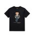 Polo Ralph Lauren Jungen 323B29156001 Schwarzes Polo Bear Baumwollstrick Poloshirt (L) 10/12 Jahre = 150/161cm)