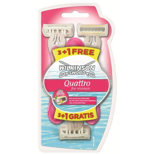 Wilkinson Sword Quattro for Women - 4 stuks - Scheermesjes