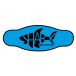 Best Divers Protection De Sangle De Masque Cyan Double Layer Tape