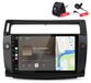 Awesafe Citroen C4 (2004-2009) Autoradio met camera en microfoon, 4+64GB, Carplay, Android Auto, GPS, Wi-Fi, Bluetooth, DAB+, RDS, 9 inch