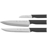 WMF Kineo Set de couteaux - 3 pièces - Noir/Argent