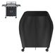 Omgoods Housse de barbecue imperméable - Convient aux barbecues à gaz/charbon de bois - 90 x 54 x 110 cm - Résistant aux intempéries - Oxford 500D - Protection contre les intempéries - Housse de grill