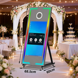 SNQP Magic Mirror Fotohokje 65-43 inch met LED