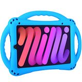 TopEsct Kids Case voor iPad Mini 6e Generatie Case Heavy Duty Shockproof Cover Kindveilige Beschermende kinderen Cover met Drie Handvat Stand voor 8.3 inch iPad Mini 6 (Blauw)