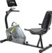 vidaXL Ligfiets hometrainer magnetisch met hartslagmeter