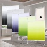 Dakraam Plisségordijn - Vouwgordijn Raambekleding - Privacy en Zonwering - Montage Zonder Boren - 110 x 110 cm - Geel
