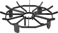 VEVOR Grille en acier revêtu de poudre de 68,6 cm – Standard à bois – Convient pour cuisines d'extérieur et camping