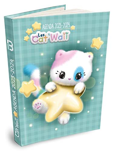 AGENDA CAT groen 12,5 x 17,5 cm BOUCHUT