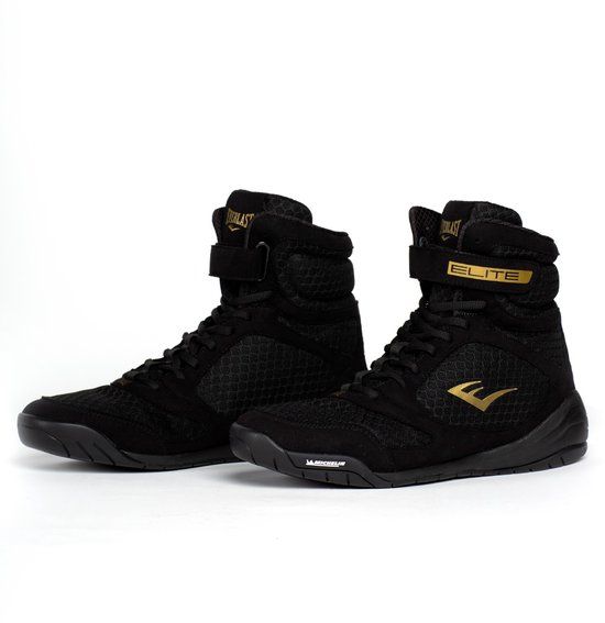 Everlast Elite 2 - Boksschoenen - High-top - Zwart/Goud - 45