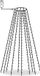 vidaXL Kerstboomverlichting met 250 LED's net 250 cm