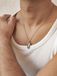 Hey Happiness Ketting 'Minimalist Tag' goud