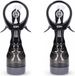 Merkloos EDM Waterverstuiver - 2x - zwart - 250 ml