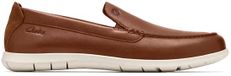 Clarks Shoes Flexway Step Loafers Marron EU 44 Homme