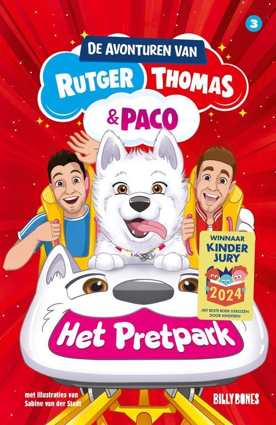 Het Billy Bones De avonturen van Rutger, Thomas en Paco 3 - Het Pretpark | Hardcover | 12 september 2023