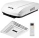 Vevor Climatiseur de toit Inverter 3 kW Climatiseur de camping-car avec pompe à chaleur Chauffage et Refroidissement Contrôle de vitesse variable Sans conduit Bouton ADB Commande à distance Climatiseur de camping Blanc