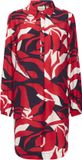 fransa FRARIANA DR 12 Dames Midi jurken XXL Mars Red ART