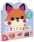 Janod Stickerboek Dieren - 50 stickers