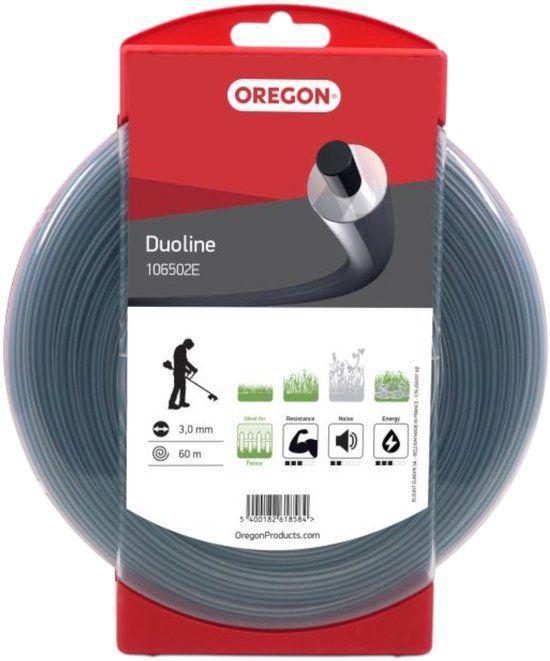 Oregon Tool Oregon Duoline maaidraad 3,0 mm x 60 meter