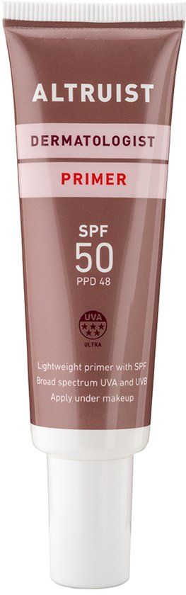 Altruist Primer SPF50 - Make-up Basis met Zonbescherming - 5 Sterren UVA - Parfumvrij - Lichtgewichte formule - Voor alle Huidtypes - Dermatologisch ontwkkeld - 30ml